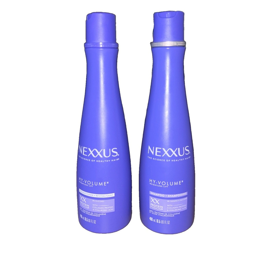 Nexxus Hy-Volume Shampoo and Conditioner XX Protein Fusion 400ml/13.5fl.oz. New